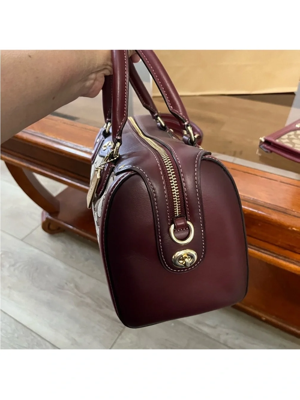 Coach Ivie Mini Bennett and Matching Wallet Limited Edition